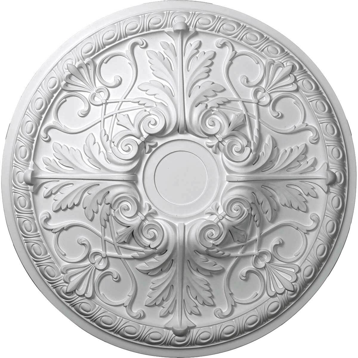 Hand-Painted Painted Turtle Crackle Ceiling Medallion D426