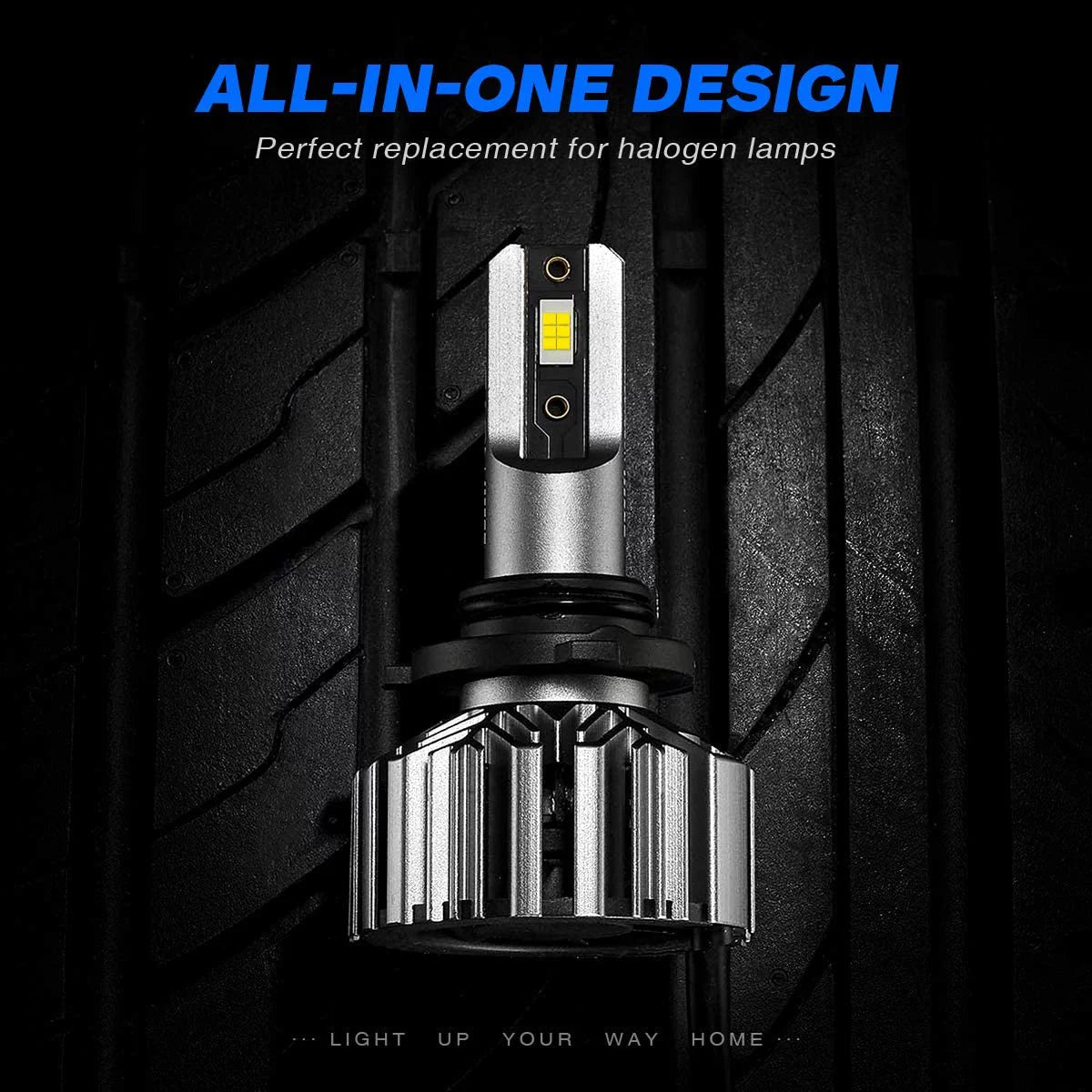 9005 9006 LED Headlight Bulbs Combo High and Low Beam 6500K Cool White P500702
