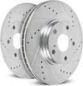 Front Evolution Drilled & Slotted Rotor Pair H363