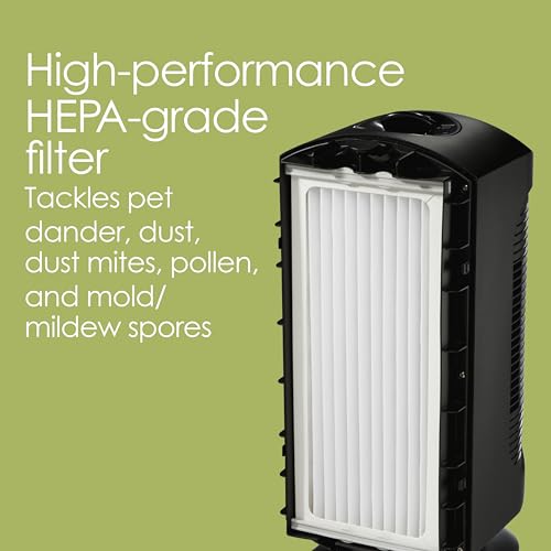 Black Air Purifier with HEPA Grade Filter Q28286