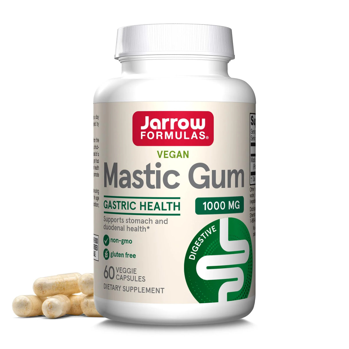 Mastic Gum 1000 mg 60 Veggie Capsules Dietary Supplement Q4947