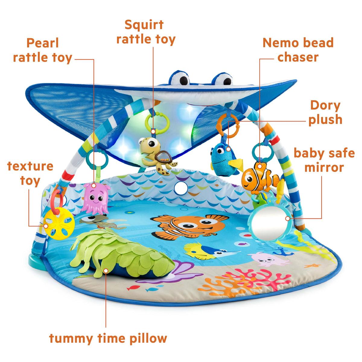 Baby Activity Gym & Tummy Time Play Mat Y151901