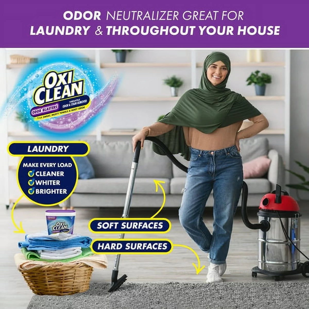 Laundry Odor Stain Remover Powder 5 Lbs D423266