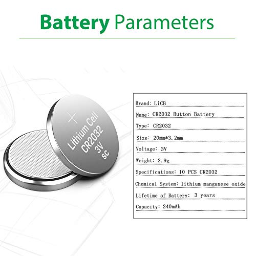 CR2032 3V Lithium Battery 10-Pack T17563