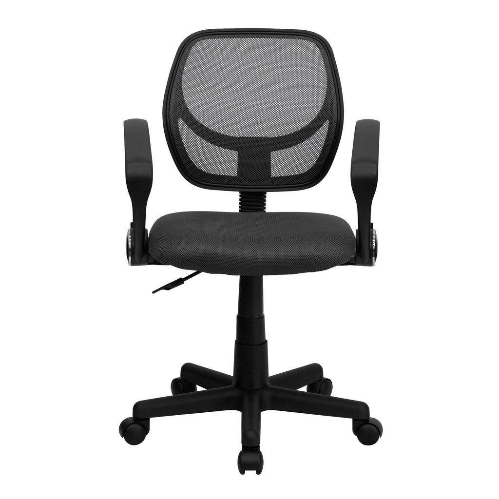 Red Mesh Mid Back Task Chair E645