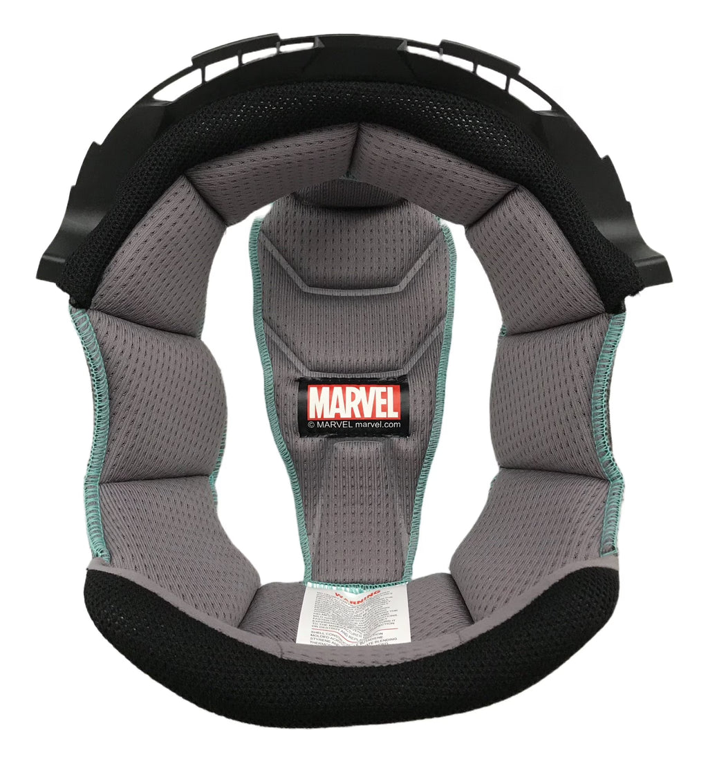 Black Helmet Inner Top Liner Pad Y194501