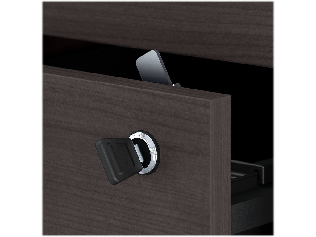 Storm Gray 2 Drawer File Cabinet N712