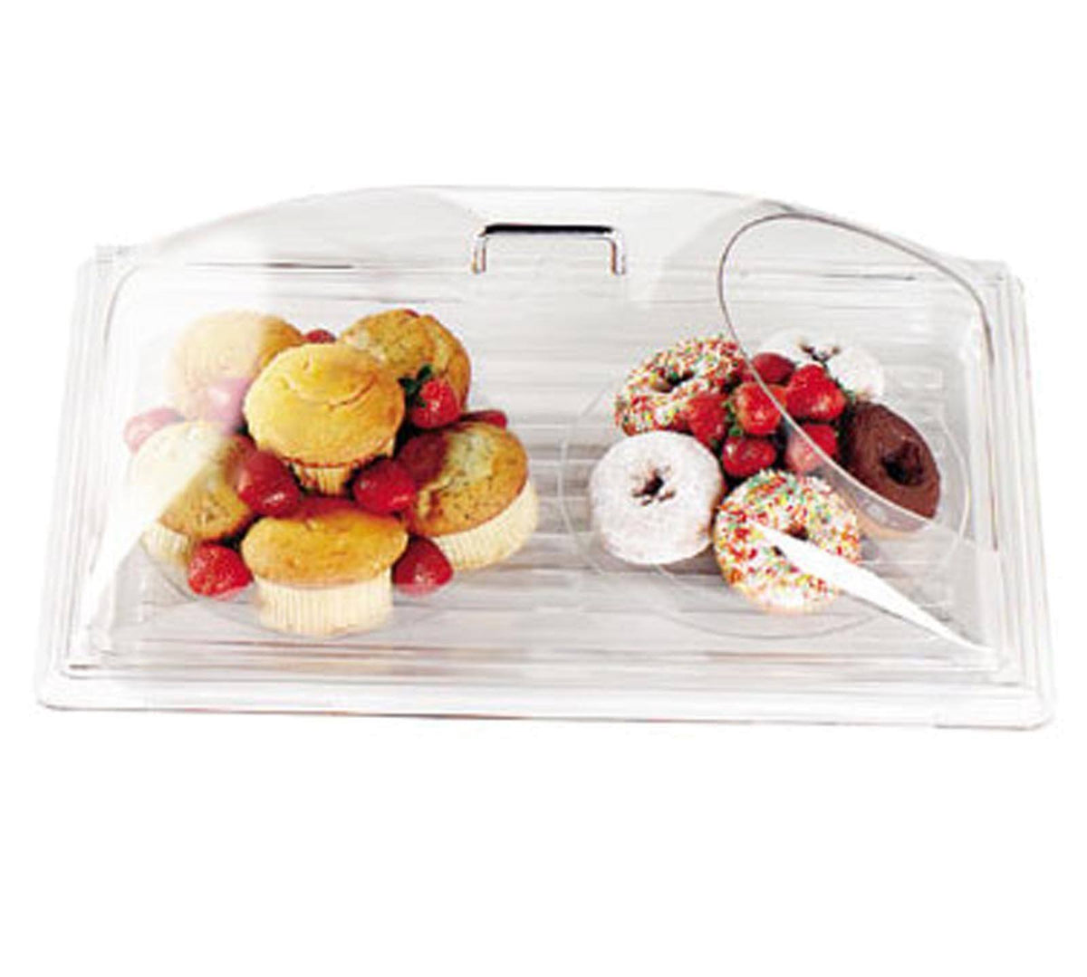 Clear 12 x 20 Display Dome Cover with End Cut S48014