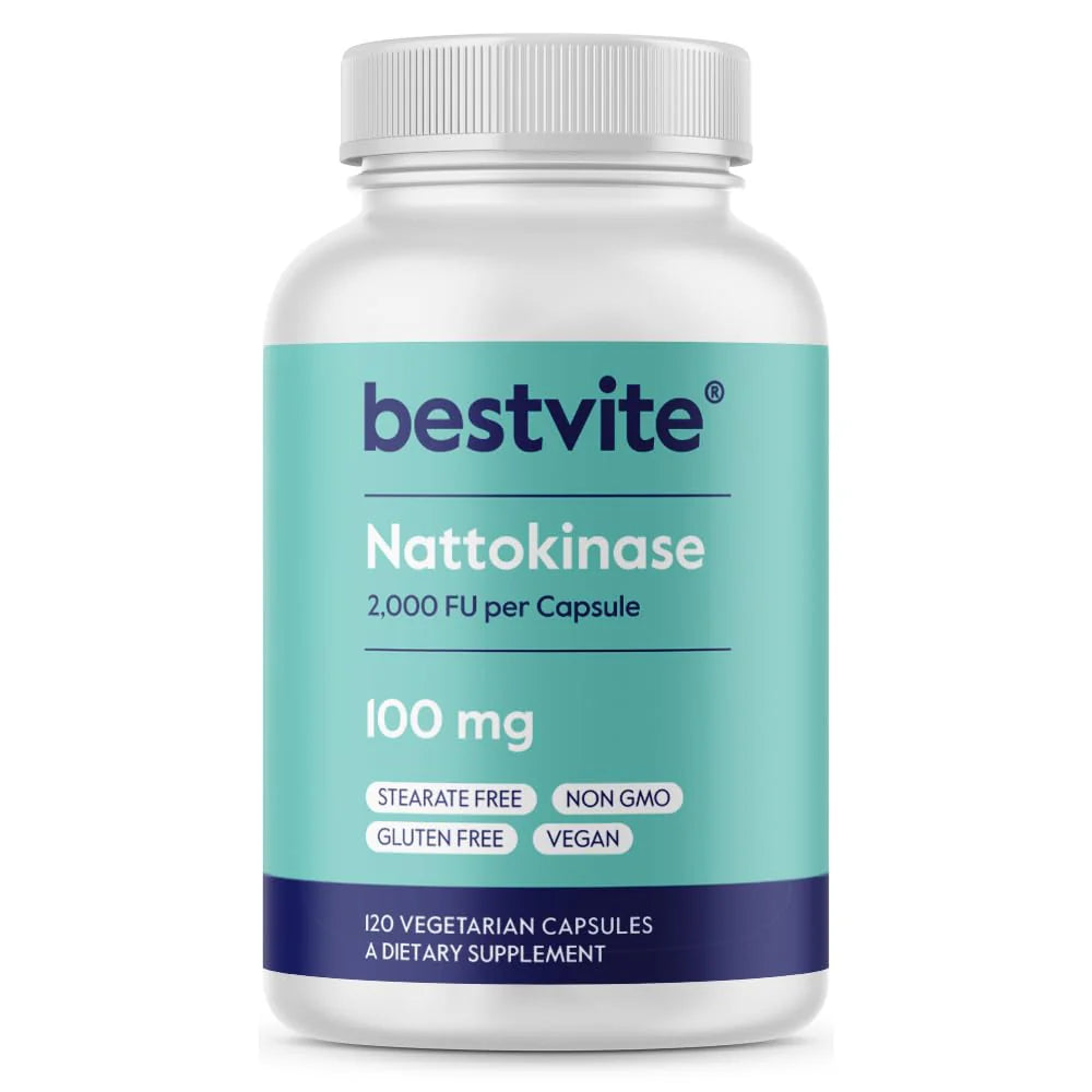 Nattokinase 100mg 120 Vegetarian Capsules Q9679