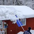 20 Feet Aluminum Frame Cloth Head Roof Snow Remover 1.2m 5 Sections M760425