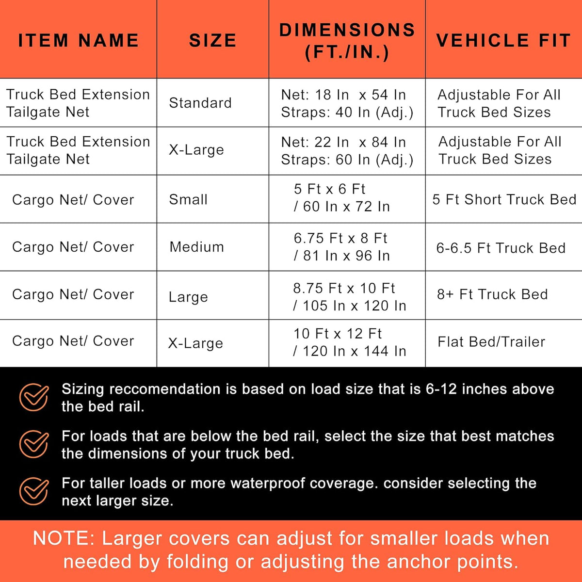 Heavy Duty Cargo Net 10' x 12' O597683