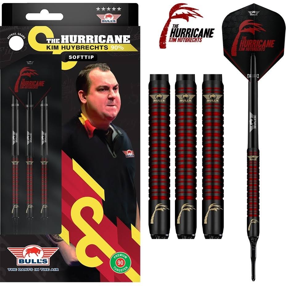 Black Titanium Soft Tip Darts - 18gm T7398