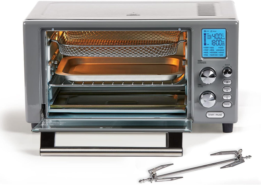 Stainless Steel Hot Air Fryer Oven with Rotisserie Spit and Cookbook C60532
