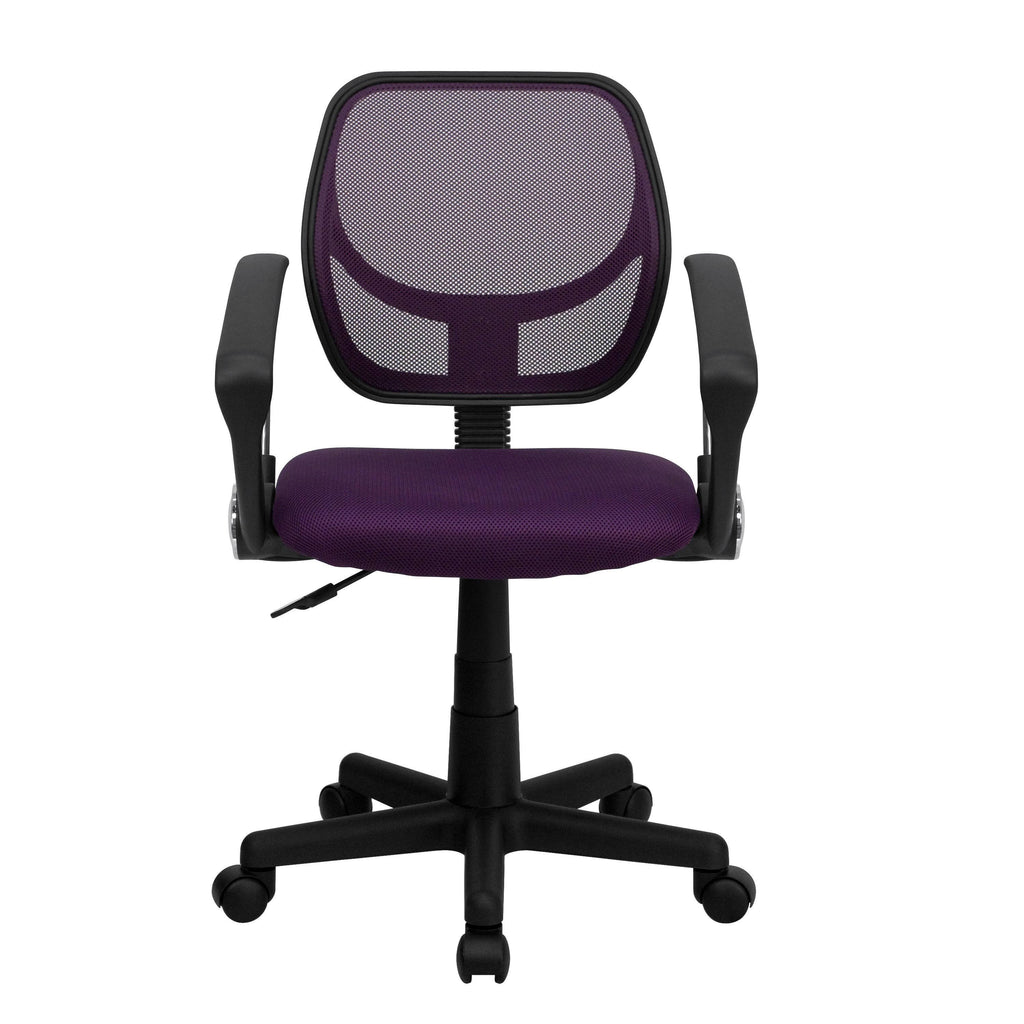 Red Mesh Mid Back Task Chair E645