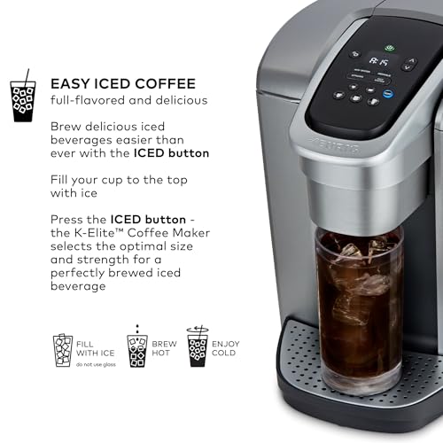 Brushed Slate Single Serve K-Cup Pod Coffee Maker N278985