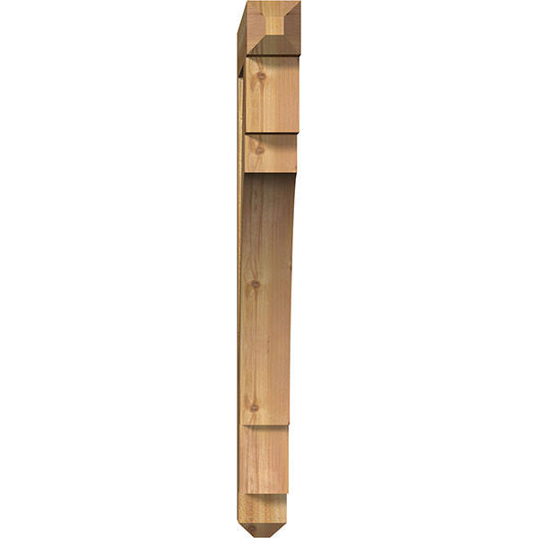 4x22W x 30x22D x 42x22H Rough Sawn Western Red Cedar Bracket H138