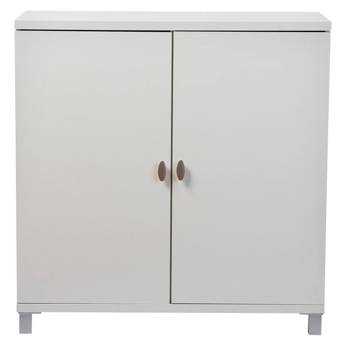 White Wood Entryway Storage Sideboard Cabinet Z263590