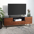 Black/Walnut Media Stand J5385