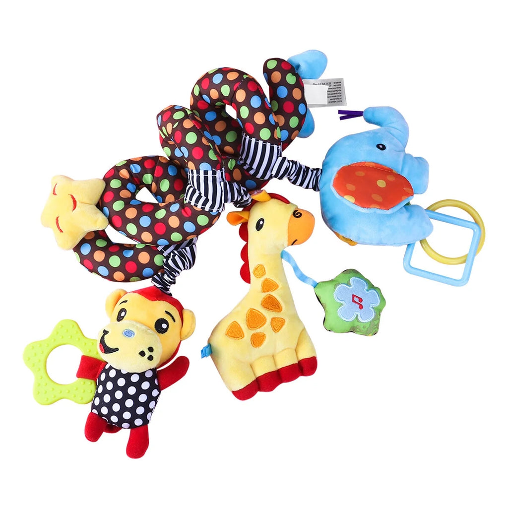 Infant Baby Activity Spiral Bed & Stroller Toy Plush Toy B2718