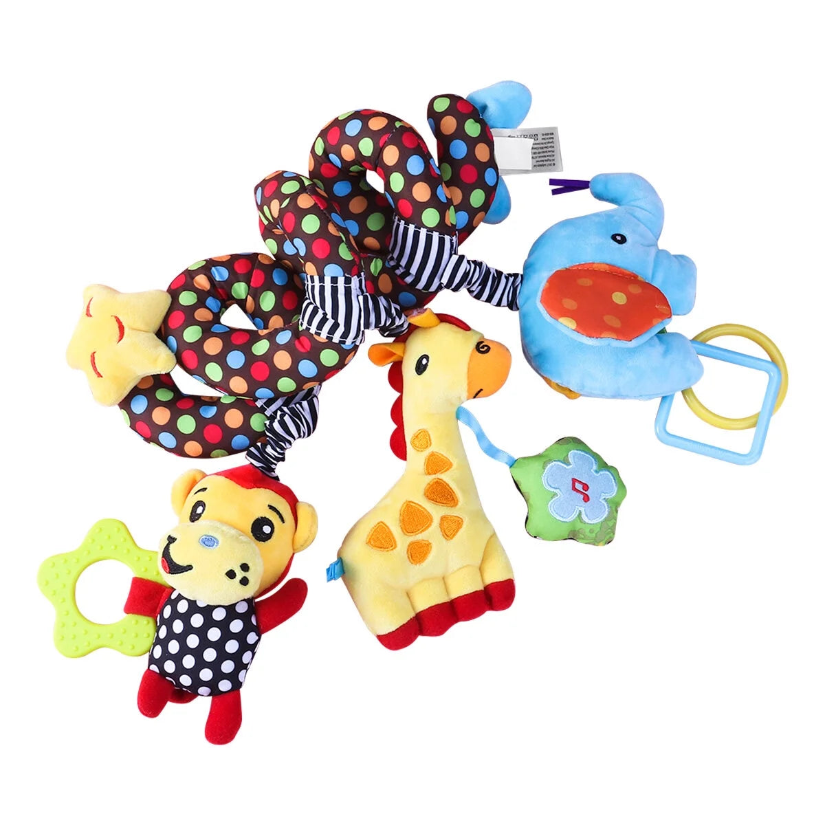 Infant Baby Activity Spiral Bed & Stroller Toy Plush Toy B2718