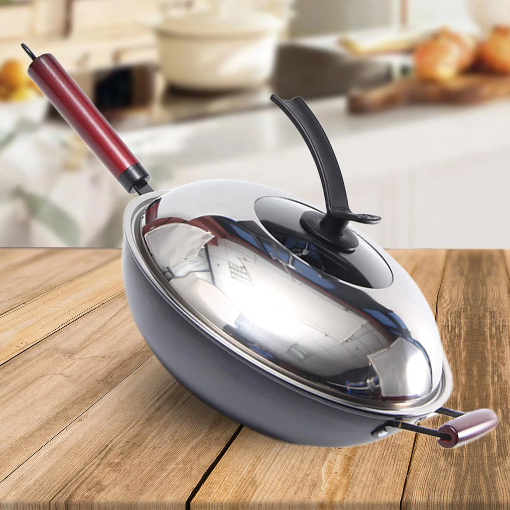 Coated Wok with Lid 30cm G20650