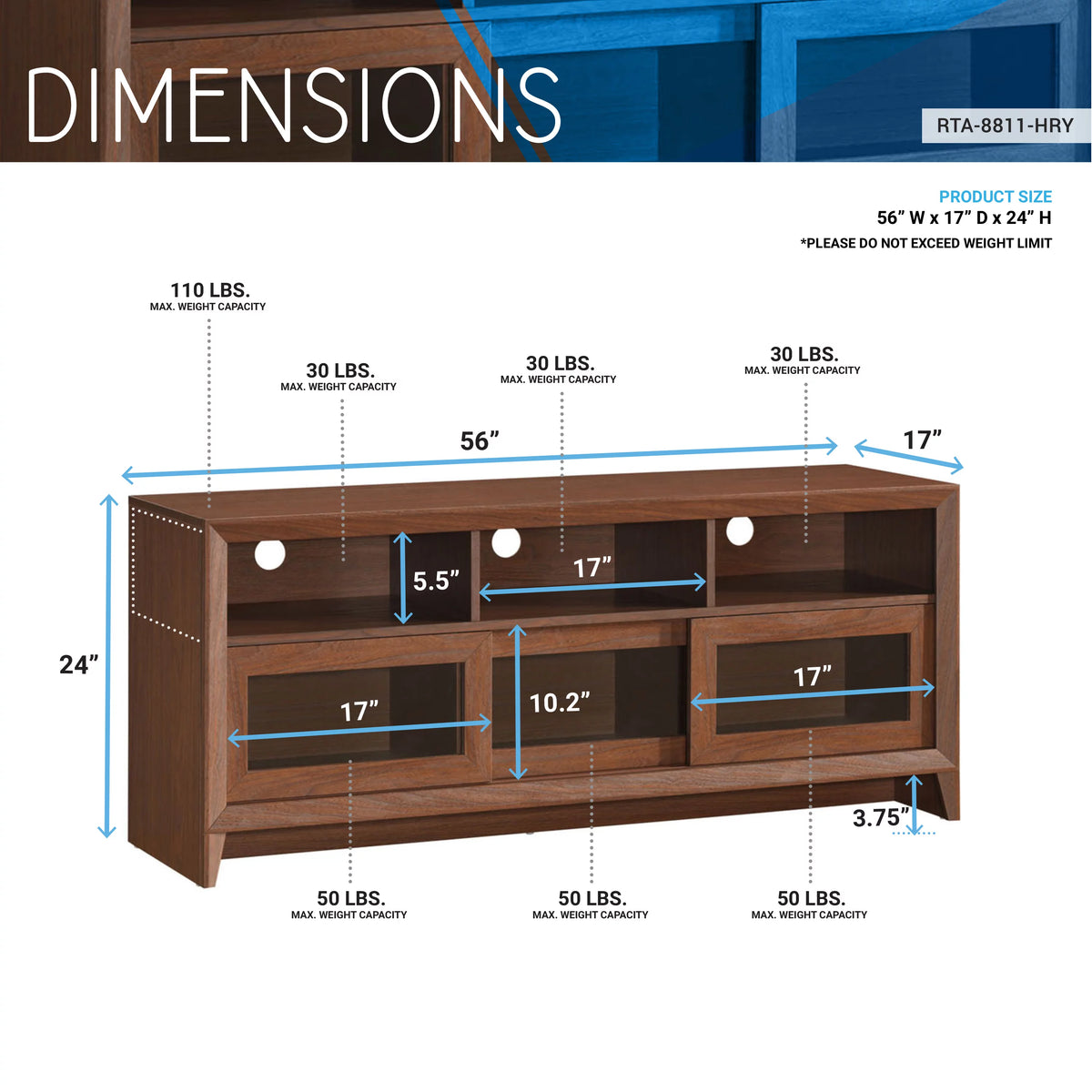 Modern TV Stand with Storage K754