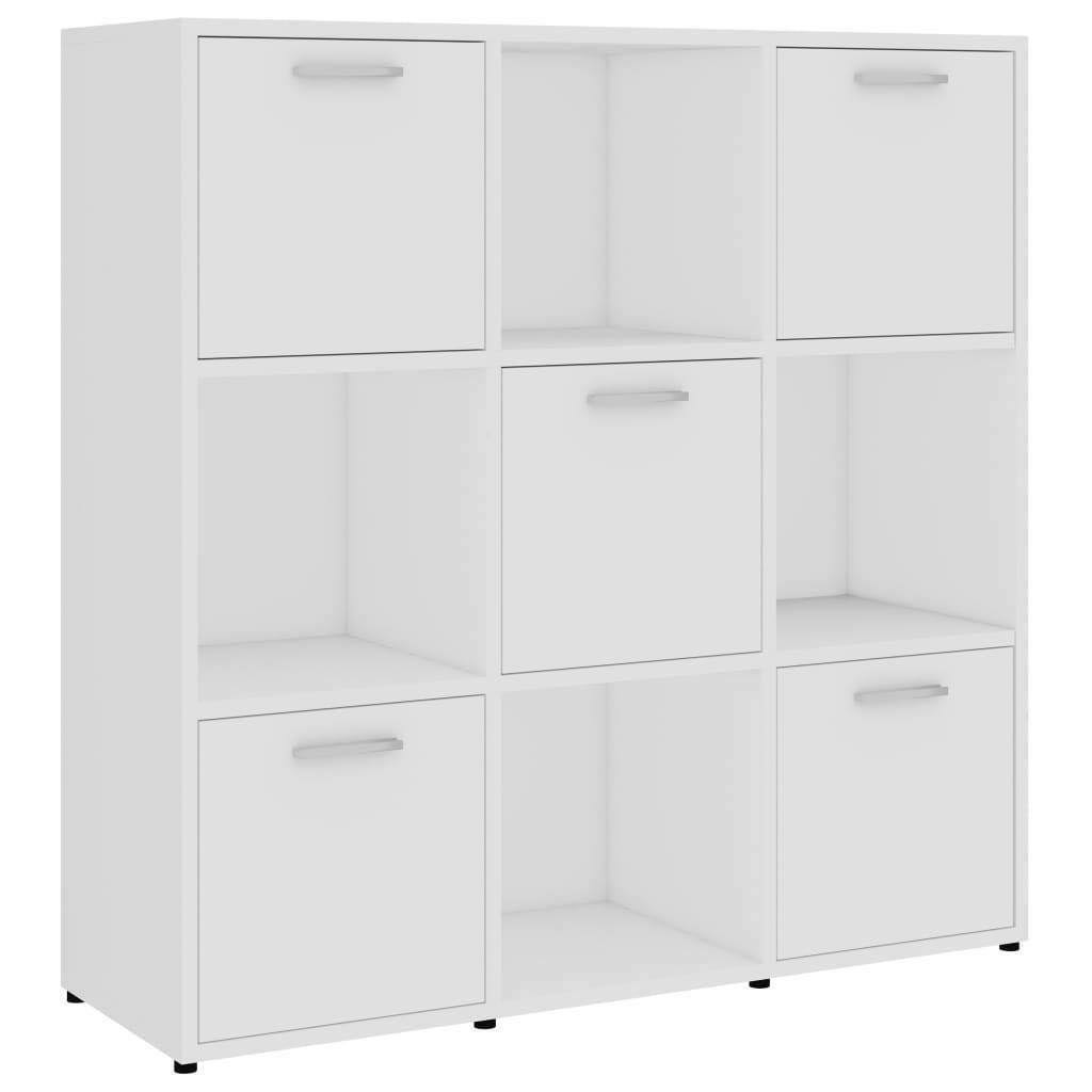White Book Cabinet Chipboard U536