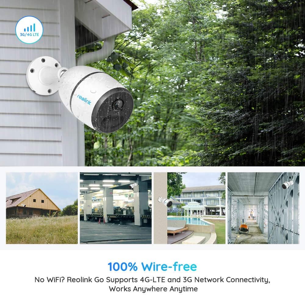 Outdoor Solar-Powered Cellular Security Camera System, 1080p Night Vision, PIR Motion Sensor U687093