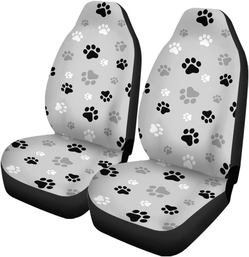 Set of 2 Car Seat Covers Turquoise Stripes R89684