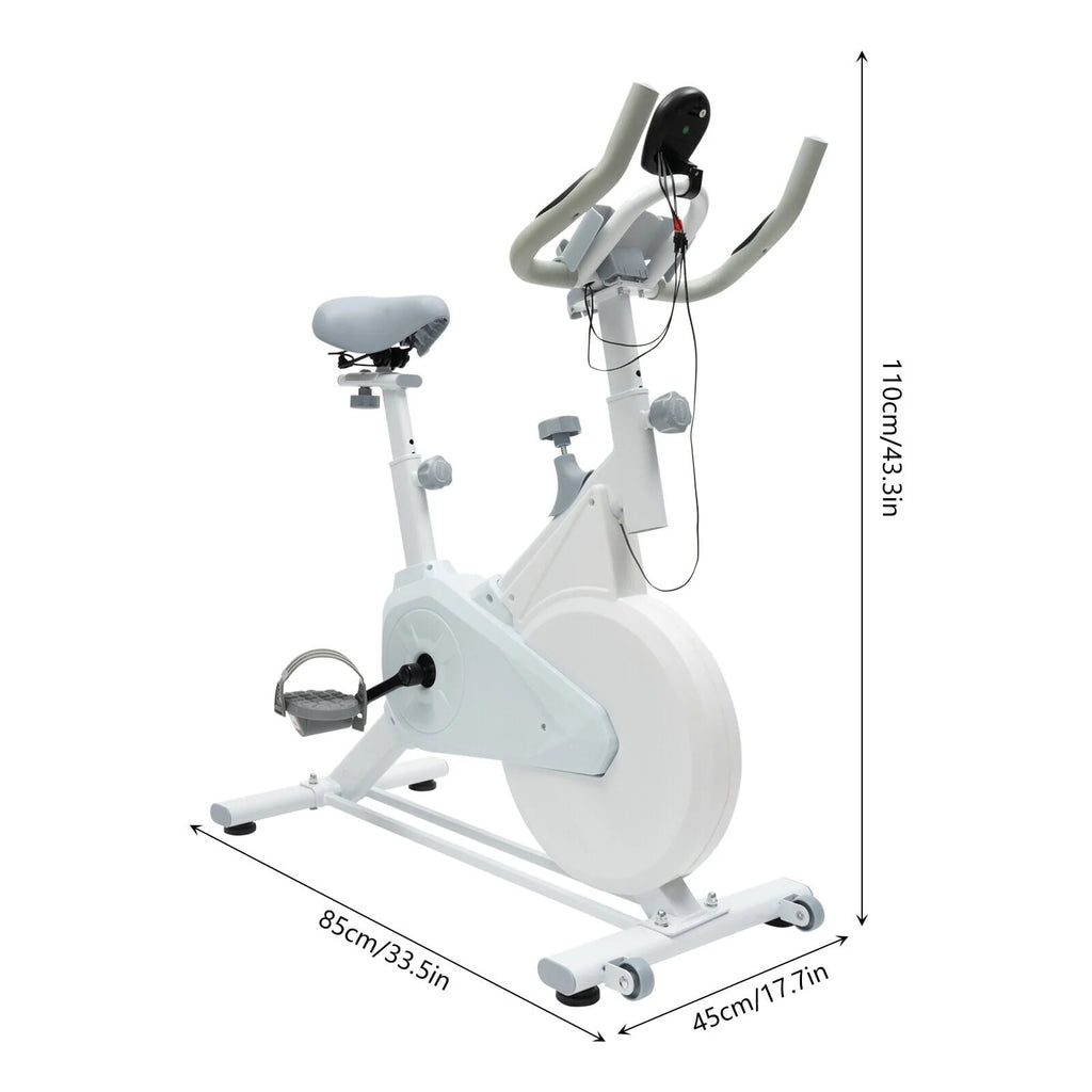 Indoor Cycling Exercise Bike White R252