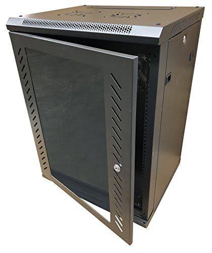 12U Wall Mount Rack Server Cabinet 19-inch Network Enclosure with Locking Glass Door S6220