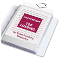 Heavyweight Poly Sheet Protectors Clear, Top Loading, 11 x 8-1/2, 100/BX Z80998