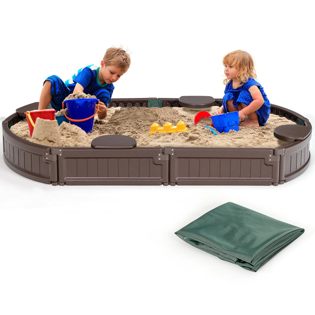 Wooden Sandbox with Cover K865657