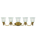 Burnished Brass 5 Light Bath R518