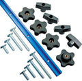 17-Piece Aluminum T Track Kit Q407