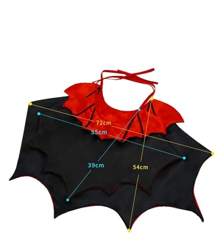 5-Piece Halloween Pet Cosplay Vampire Cloak O417842