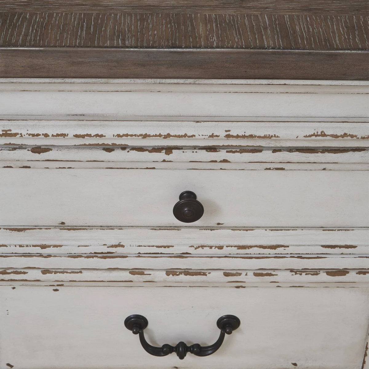 Chipped White and Brown Server L48569