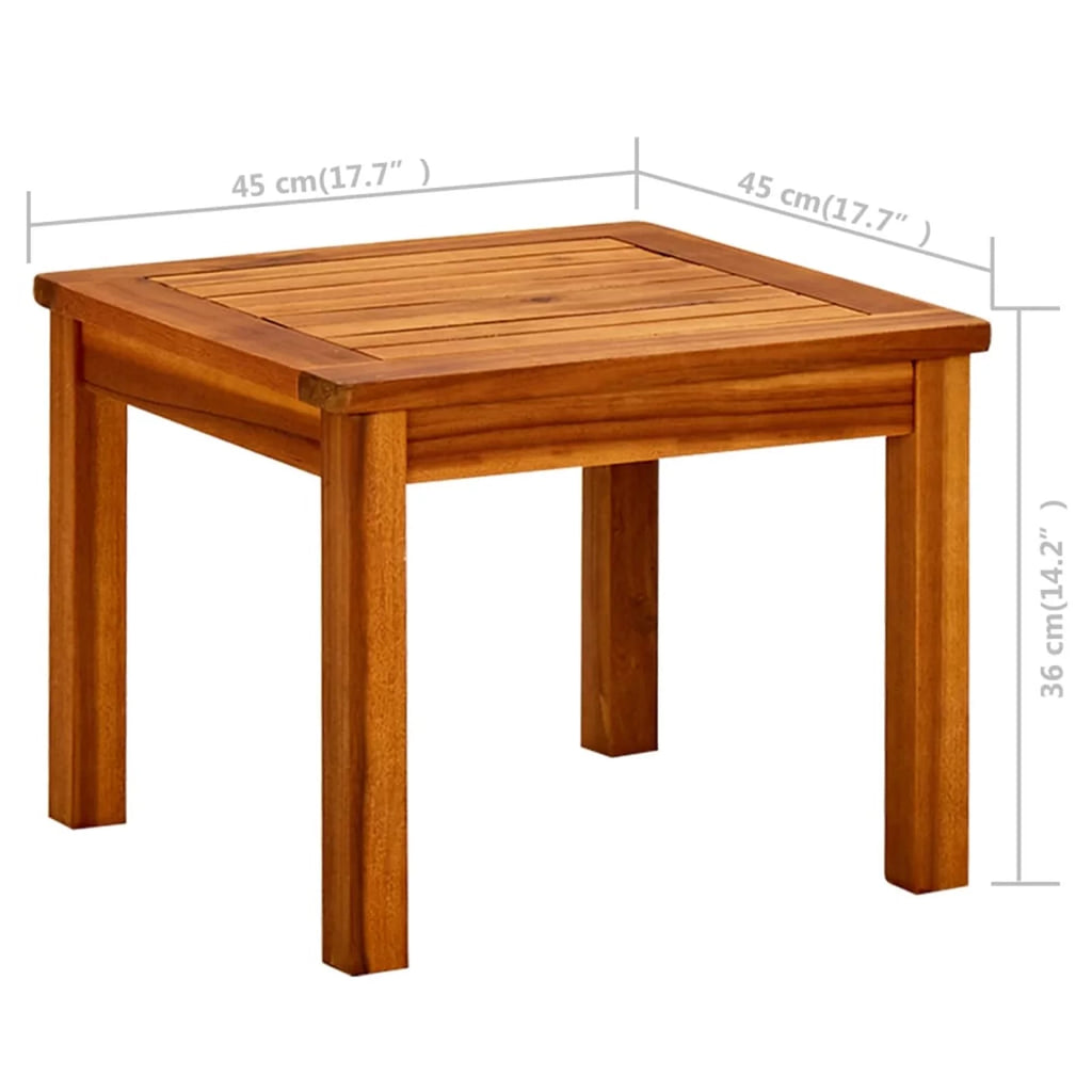 Patio Coffee Table Solid Acacia Wood V213