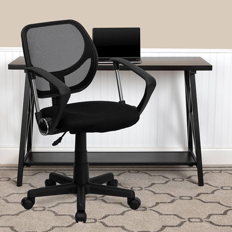 Red Mesh Mid Back Task Chair E645