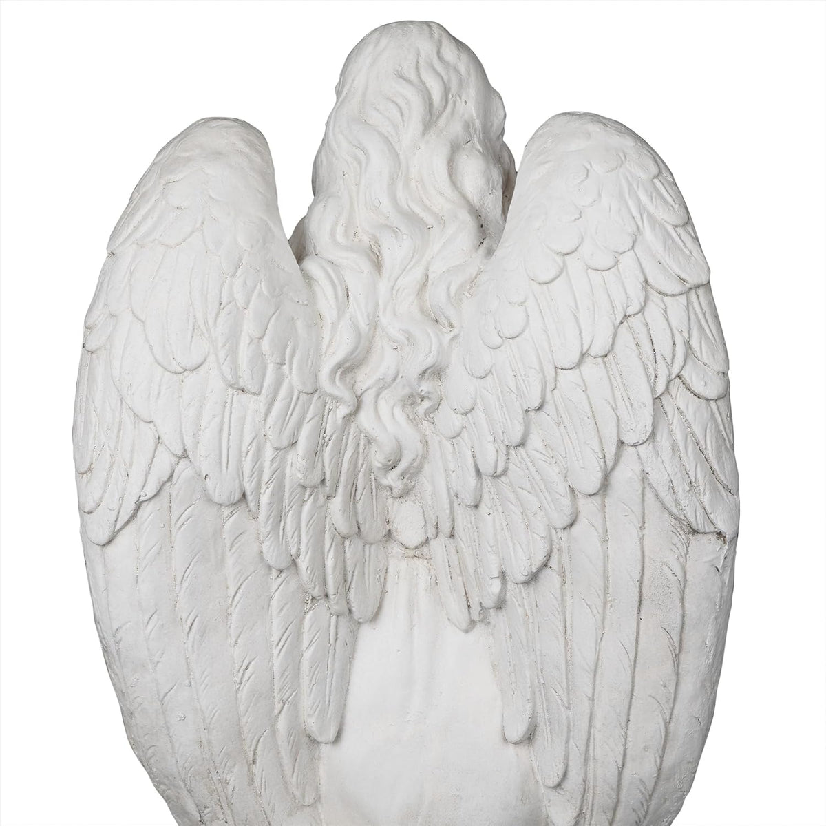 White Kneeling Praying Angel Statue X16018