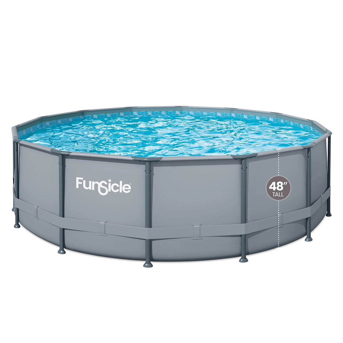 16 ft Round Above Ground Swimming Frame Pool Z21937