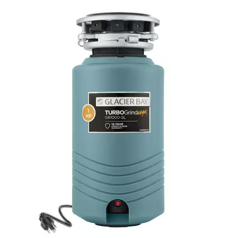 1 hp Continuous Feed Garbage Disposal with Power Cord I981406