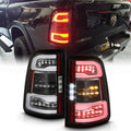 Black Full LED Tail Lights with Sequential Signal Lamps X87535