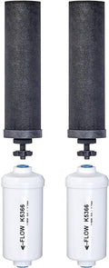 Black Berkey Purification Elements with PF-2 Fluoride and Arsenic Reduction Elements - Combo Pack C81573