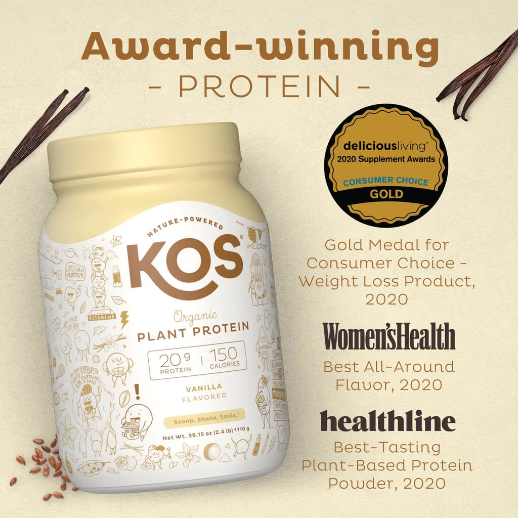 Vanilla Vegan Protein Powder, 30 Servings X785446