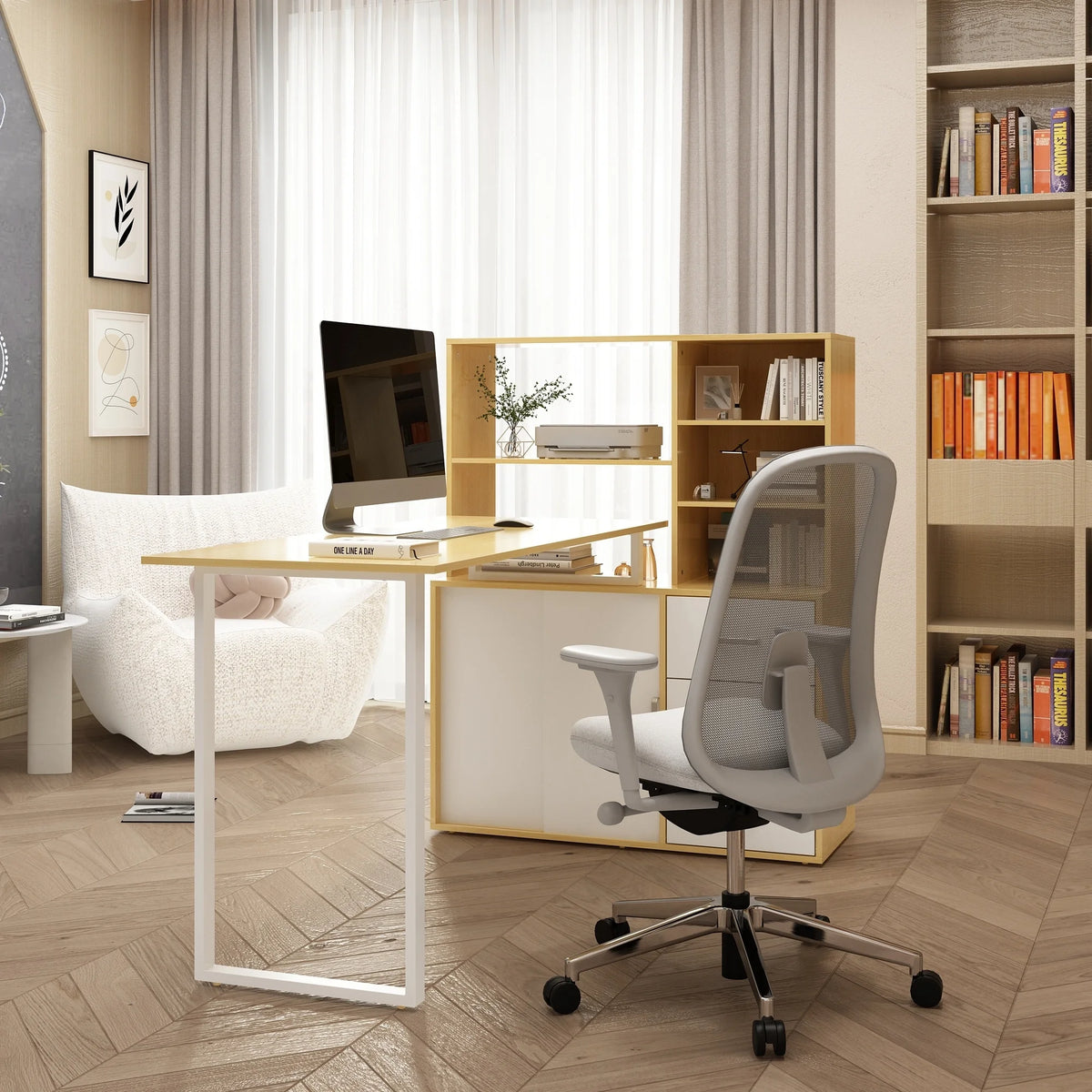 Computer Desk with Storage M873239