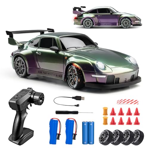 1:24 Scale 2.4GHz 4WD Remote Control Drift Car with LED Lights B5096