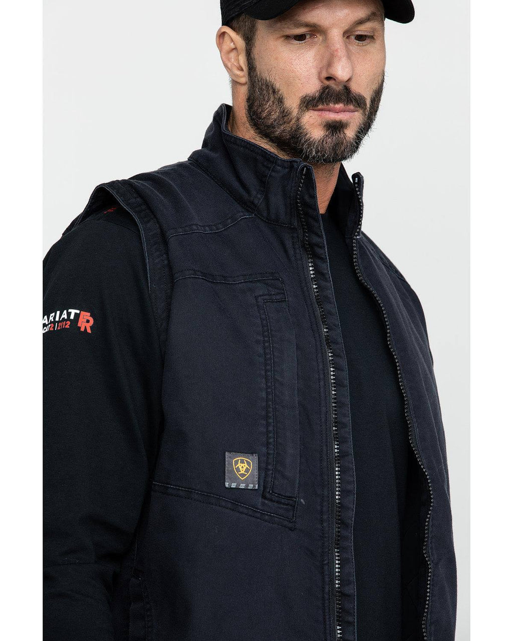 Black Insulated DuraCanvas Vest O748105