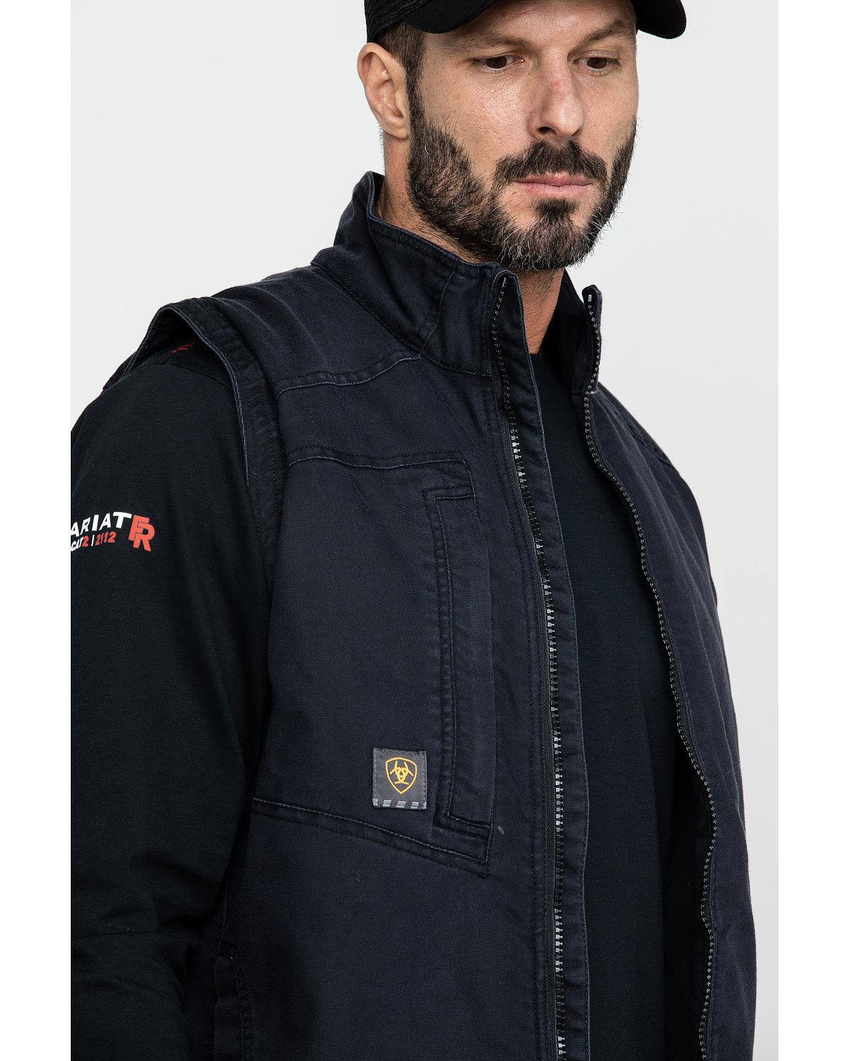 Black Insulated DuraCanvas Vest O748105