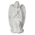 White Kneeling Praying Angel Statue X16018